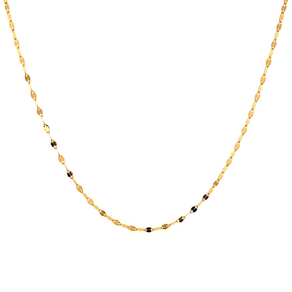 Cadena 45CM en oro amarillo 18k