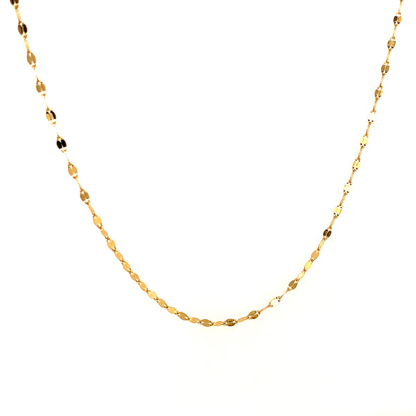 Cadena 45CM en oro amarillo 18k