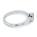 Anillo con zafiro en plata 925