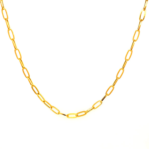 Cadena (Clip) en oro amarillo 18kt. 45cm