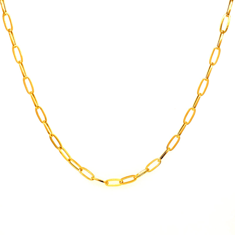 Cadena (Clip) en oro amarillo 18kt. 45cm