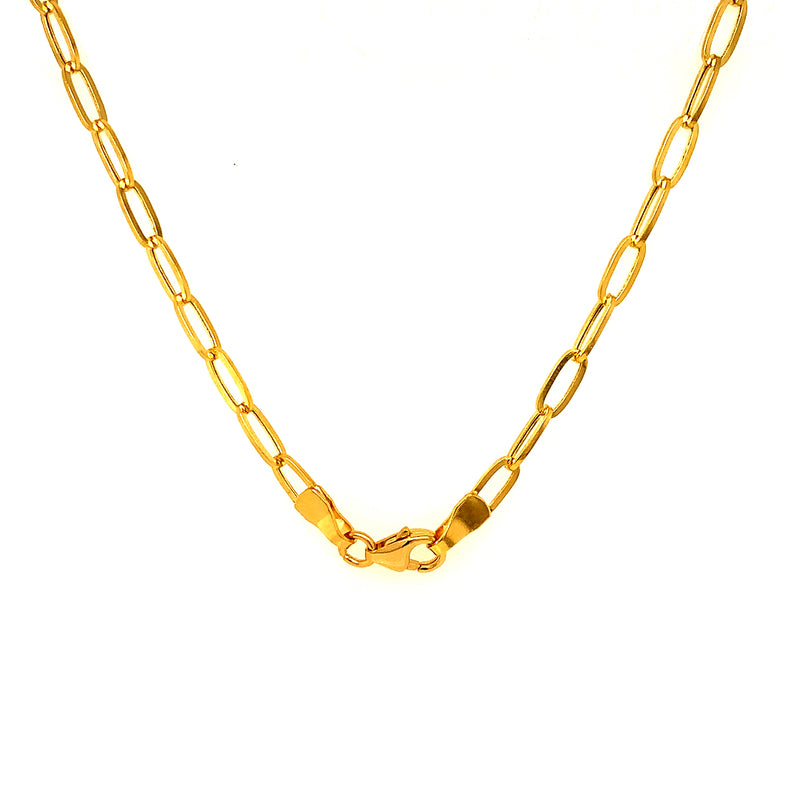 Cadena (Clip) en oro amarillo 18kt. 45cm
