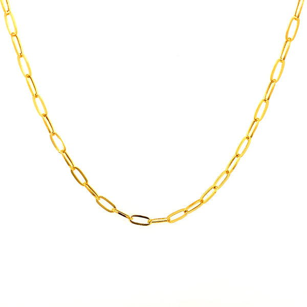 Cadena (Clip) en oro amarillo 18kt. 40cm