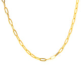 Cadena (Clip) en oro amarillo 18kt. 40cm