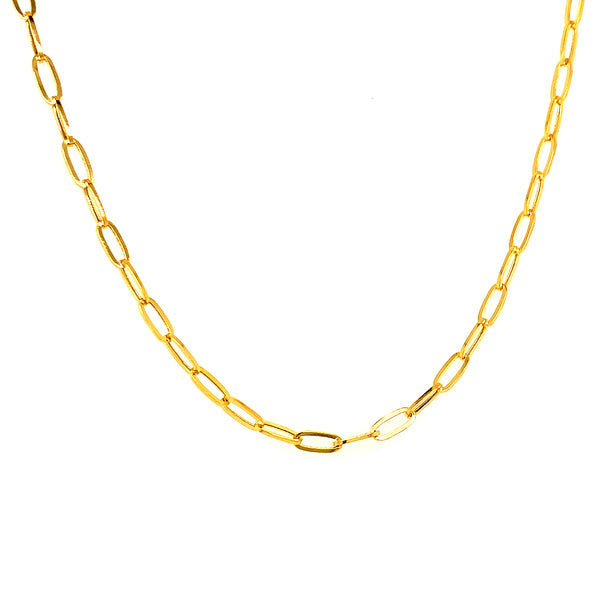 Cadena (Clip) en oro amarillo 18kt. 40cm