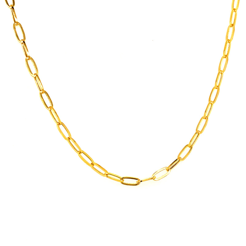 Cadena (Clip) en oro amarillo 18kt. 40cm