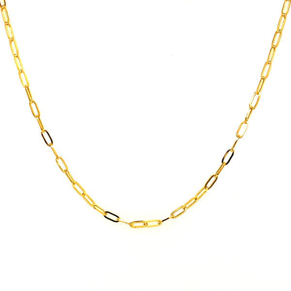 Cadena (Clip) en oro amarillo 18kt. 45cm
