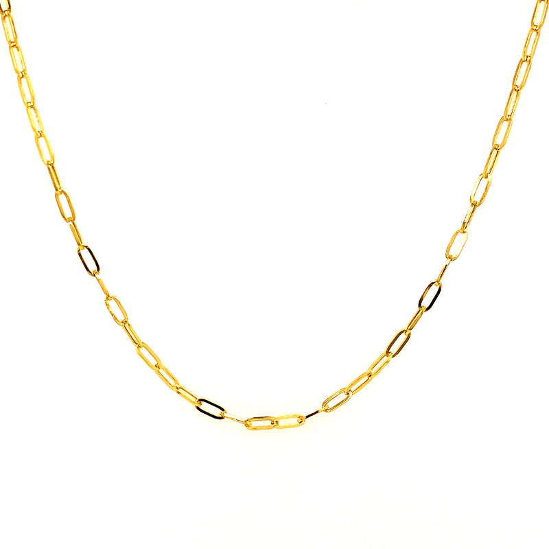 Cadena (Clip) en oro amarillo 18kt. 45cm