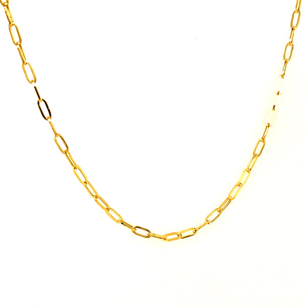 Cadena (Clip) en oro amarillo 18kt. 45cm
