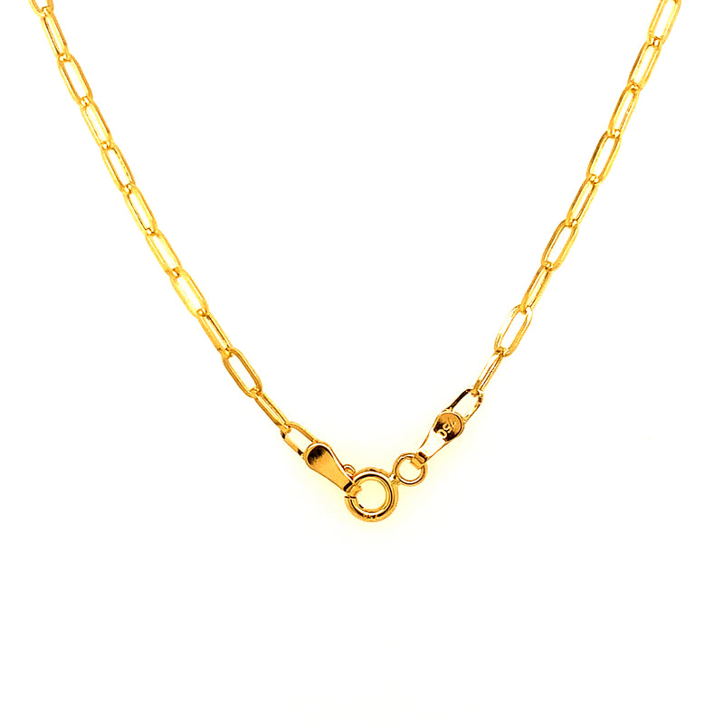 Cadena (Clip) en oro amarillo 18kt. 45cm
