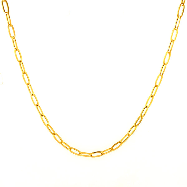 Cadena (Clip) en oro amarillo 18kt. 50cm