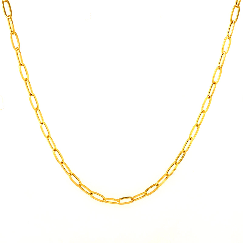 Cadena (Clip) en oro amarillo 18kt. 50cm