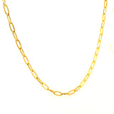 Cadena (Clip) en oro amarillo 18kt. 50cm