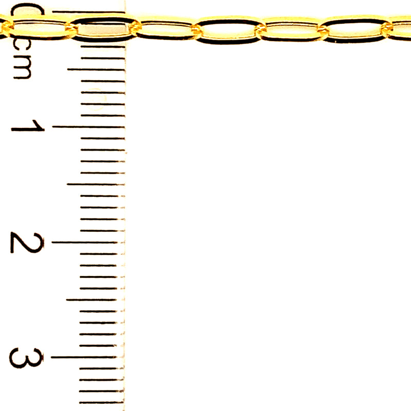 Cadena (Clip) en oro amarillo 18kt. 50cm