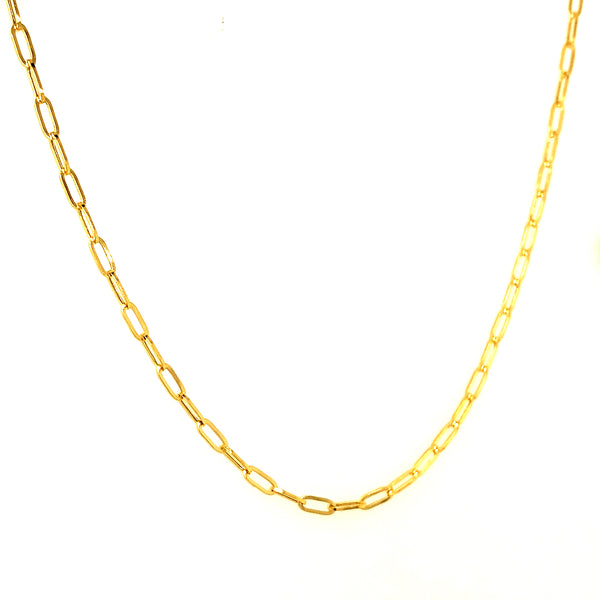 Cadena (Clip) en oro amarillo 18kt. 50cm