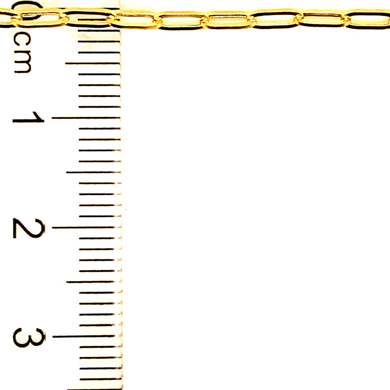 Cadena (Clip) en oro amarillo 18kt. 50cm