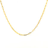 Cadena (Clip) en oro amarillo 18kt. 40cm
