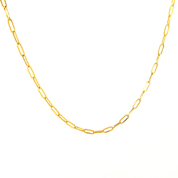 Cadena (Clip) en oro amarillo 18kt. 40cm