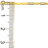 Cadena (Clip) en oro amarillo 18kt. 40cm