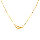 Cadena (mini clip maciza) en oro amarillo 18kt. 40cm