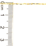 Cadena (mini clip maciza) en oro amarillo 18kt. 40cm