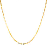 Cadena (bismark) 60cm en oro amarillo 18kt.