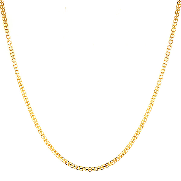 Cadena (bismark) 60cm en oro amarillo 18kt.