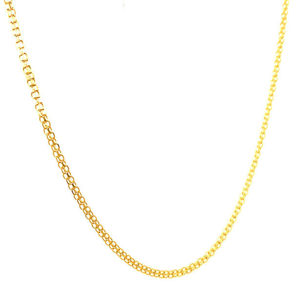 Cadena (bismark) 60cm en oro amarillo 18kt.