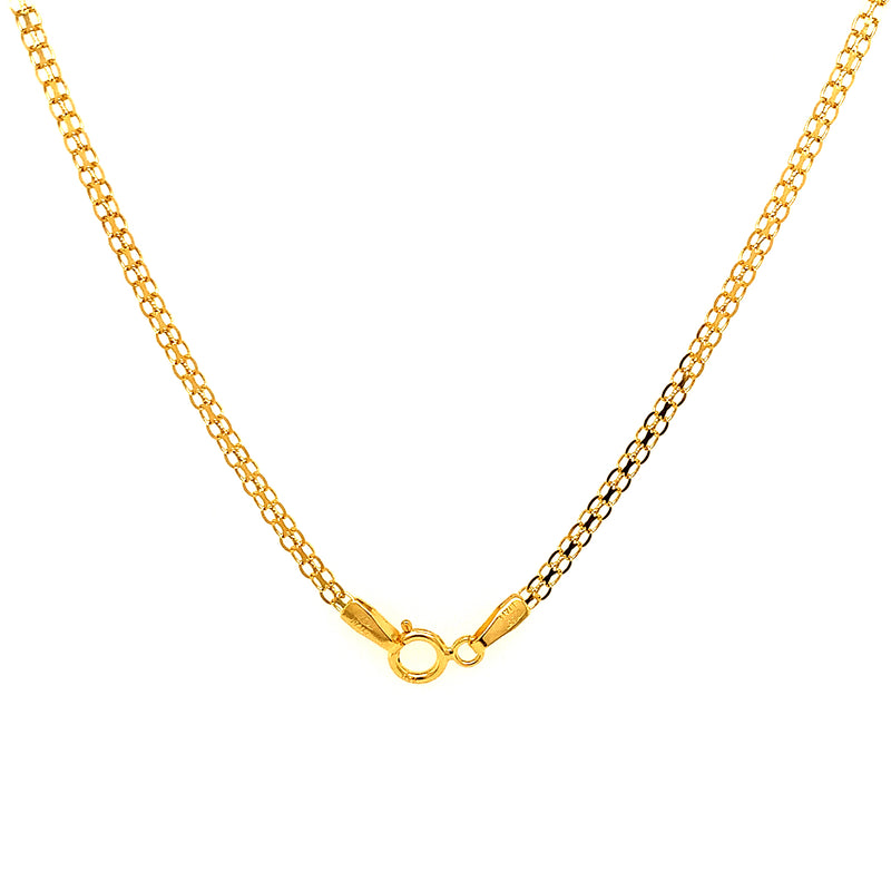 Cadena (bismark) 60cm en oro amarillo 18kt.
