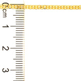 Cadena (bismark) 60cm en oro amarillo 18kt.