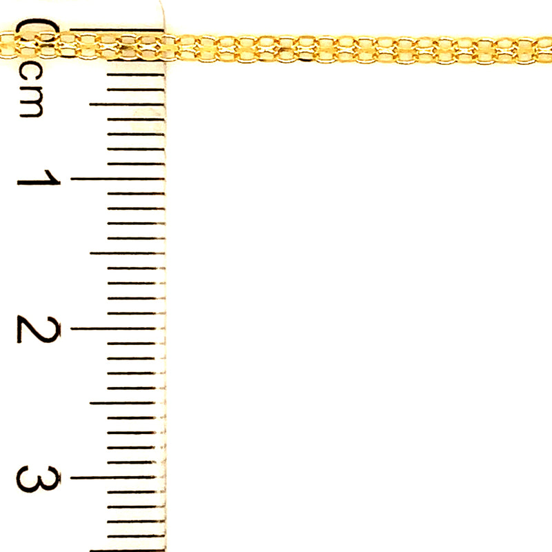 Cadena (bismark) 60cm en oro amarillo 18kt.