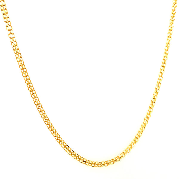 Cadena (bismark) 60cm en oro amarillo 18kt.