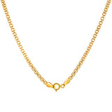 Cadena (bismark) 60cm en oro amarillo 18kt.