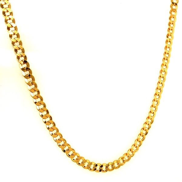 Cadena (gourmet) 60cm en oro amarillo 18kt.