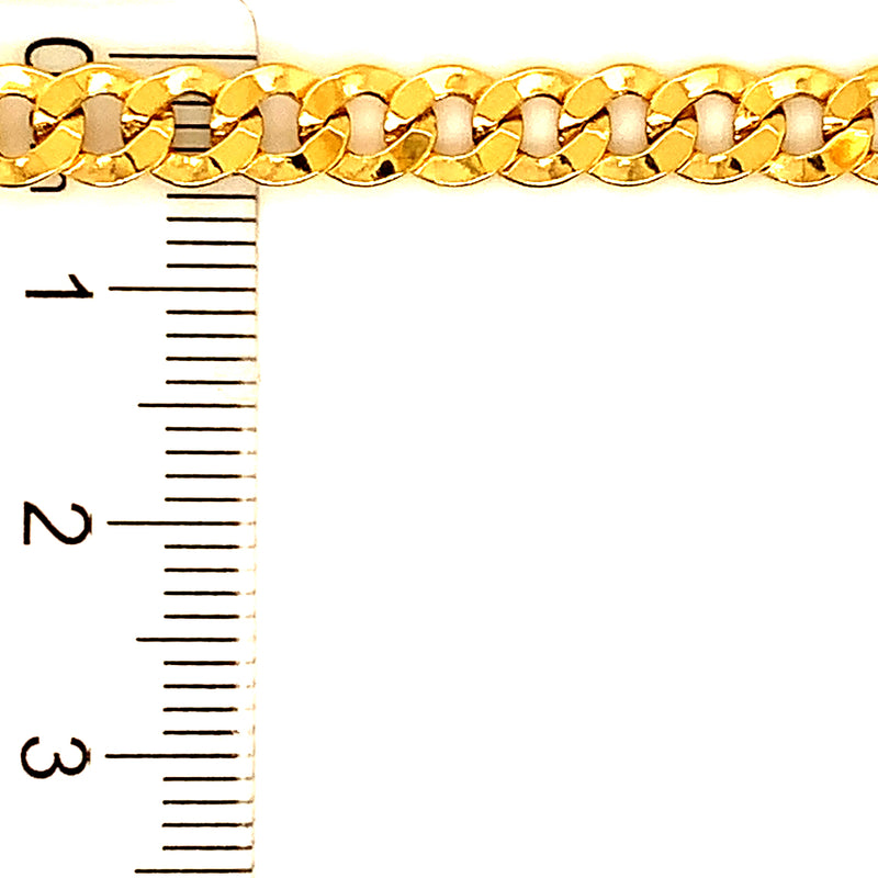 Cadena (gourmet) 60cm en oro amarillo 18kt.