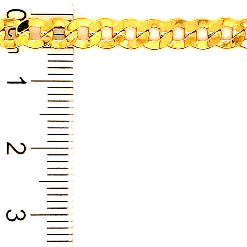 Cadena (gourmet) 60cm en oro amarillo 18kt.