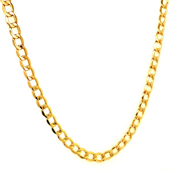 Cadena (gourmet) 60cm en oro amarillo 18kt.
