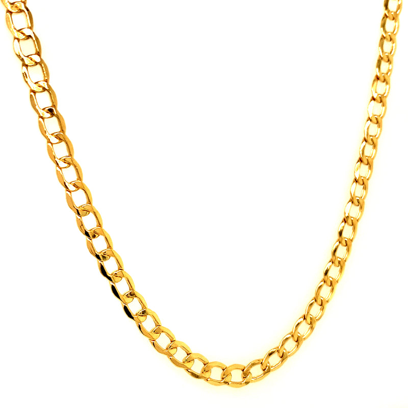 Cadena (gourmet) 60cm en oro amarillo 18kt.