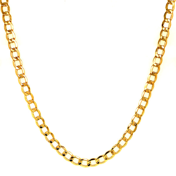 Cadena (gourmet) 60cm en oro amarillo 18kt.