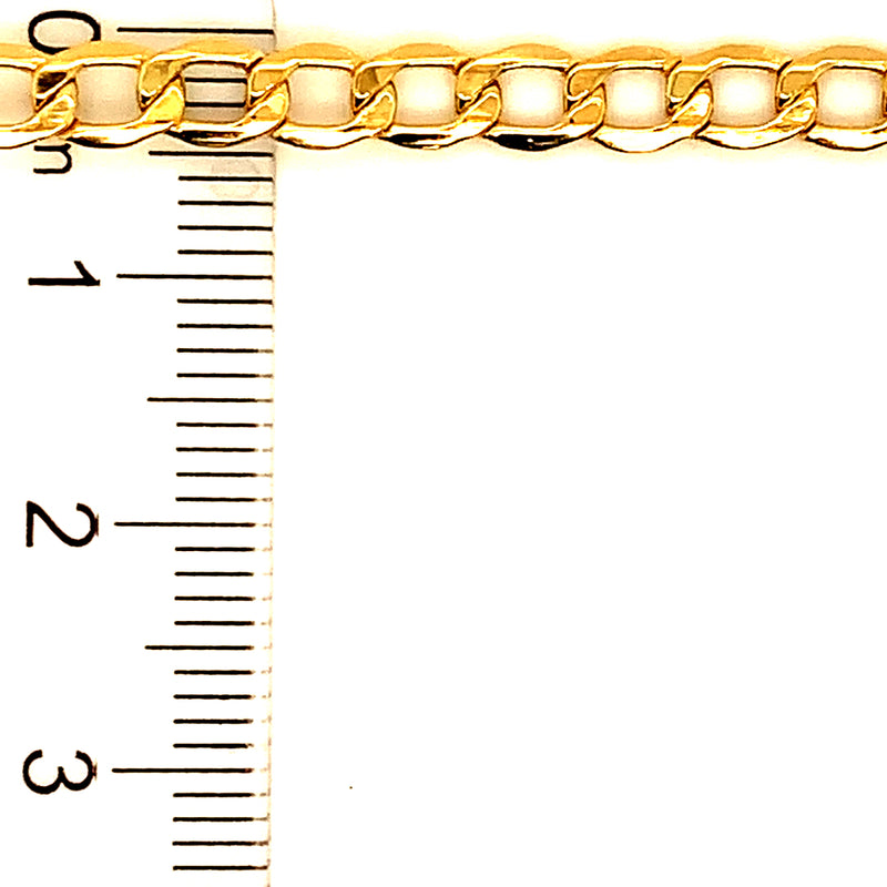 Cadena (gourmet) 60cm en oro amarillo 18kt.