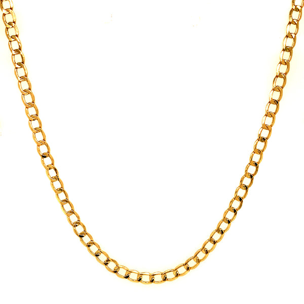 Cadena (gourmet) 60cm en oro amarillo 18kt.