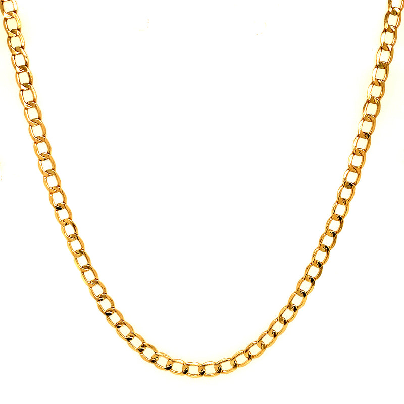 Cadena (gourmet) 60cm en oro amarillo 18kt.