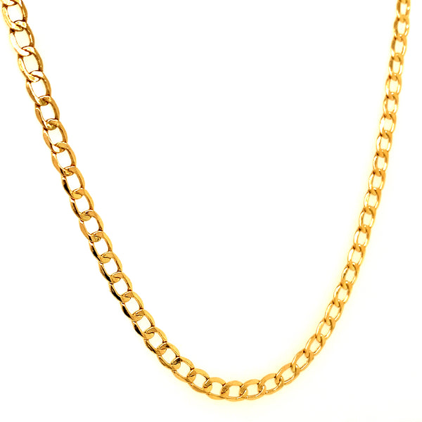 Cadena (gourmet) 60cm en oro amarillo 18kt.