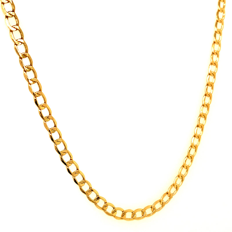 Cadena (gourmet) 60cm en oro amarillo 18kt.