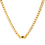 Cadena (gourmet) 60cm en oro amarillo 18kt.