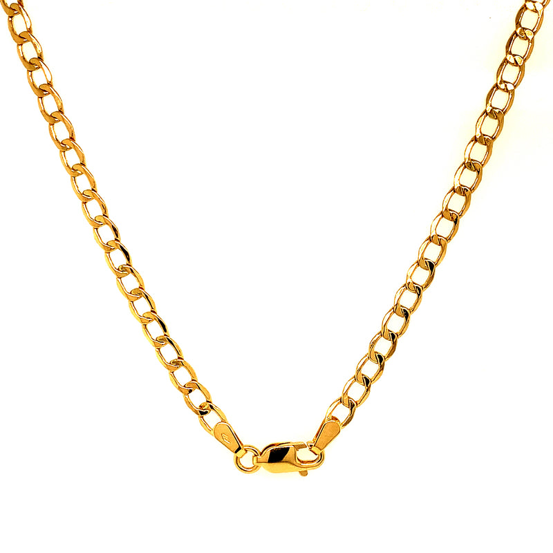 Cadena (gourmet) 60cm en oro amarillo 18kt.