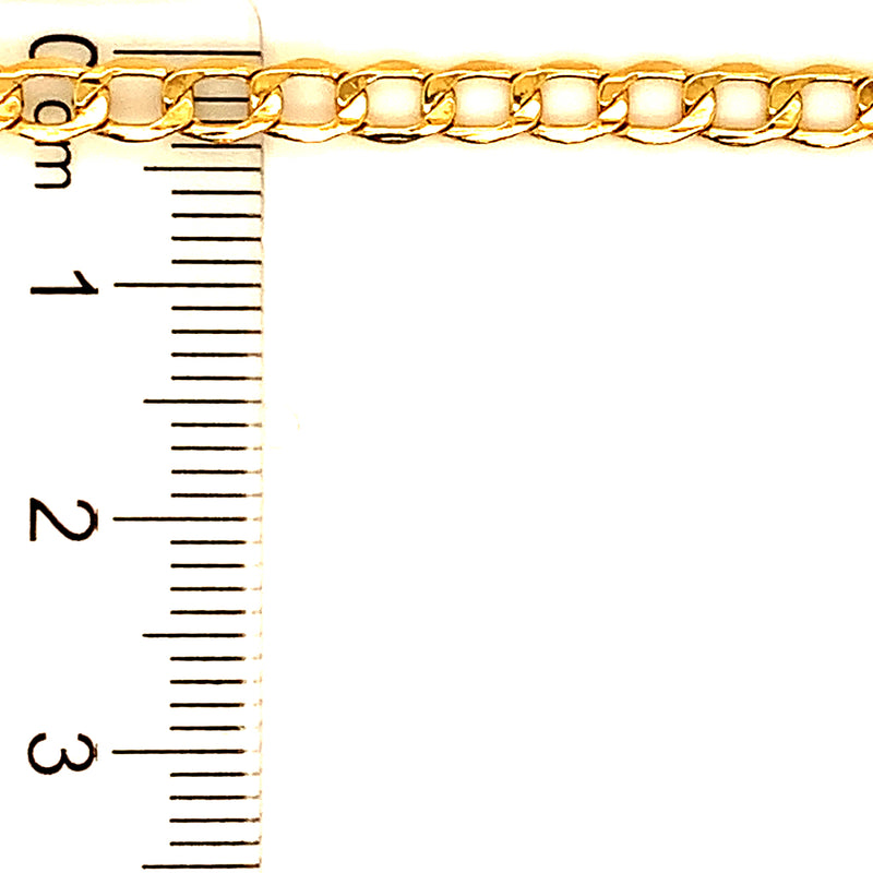 Cadena (gourmet) 60cm en oro amarillo 18kt.