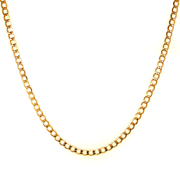 Cadena (gourmet) 50cm en oro amarillo 18kt.