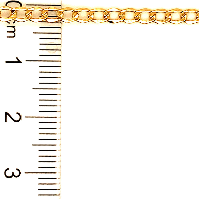 Cadena (gourmet) 50cm en oro amarillo 18kt.