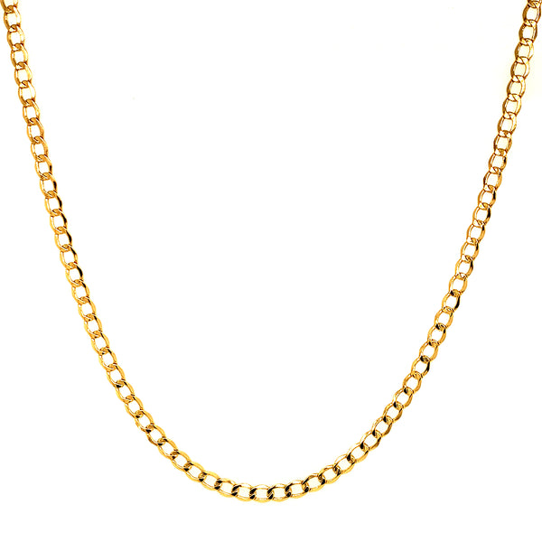Cadena (gourmet) 60cm en oro amarillo 18kt.
